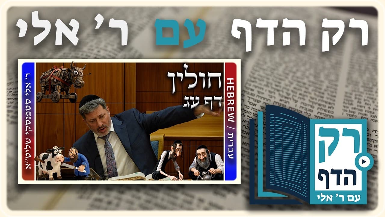 חזרה - חולין דף עג | "רק הדף" עם ר' אלי סטפנסקי