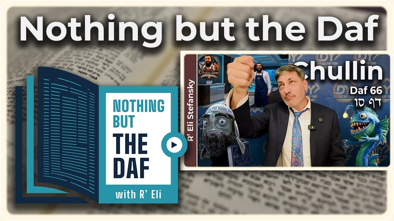 CHAZARAH - Chullin Daf 66 | "Nothing but the Daf" with R' Eli Stefansky