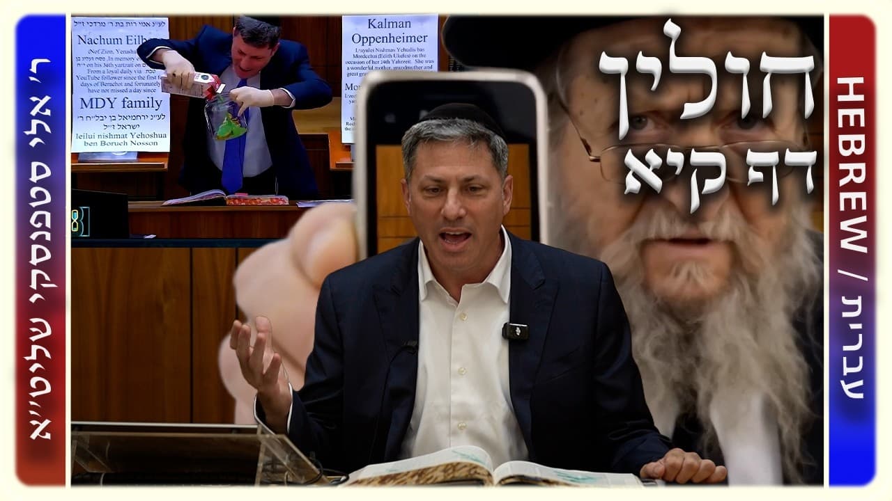 מרכז דף יומי - חולין דף קיא. - ר' אלי סטפנסקי שליט"א