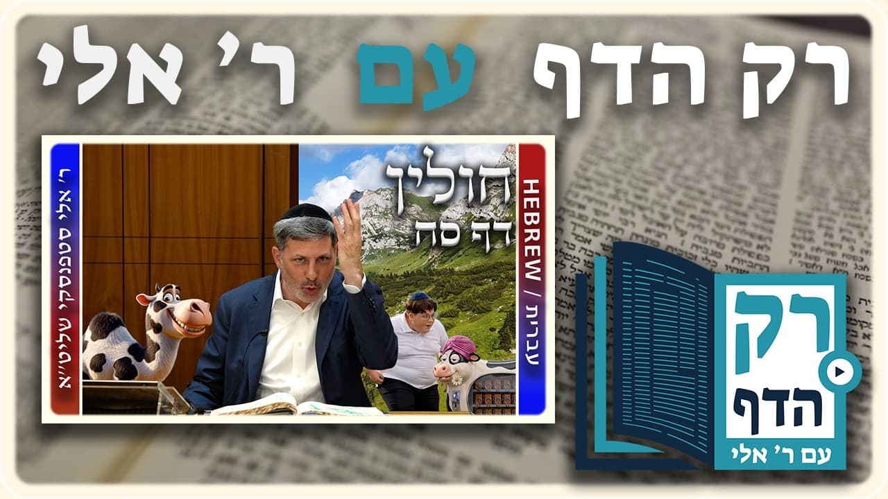 חזרה - חולין דף סח | "רק הדף" עם ר' אלי סטפנסקי