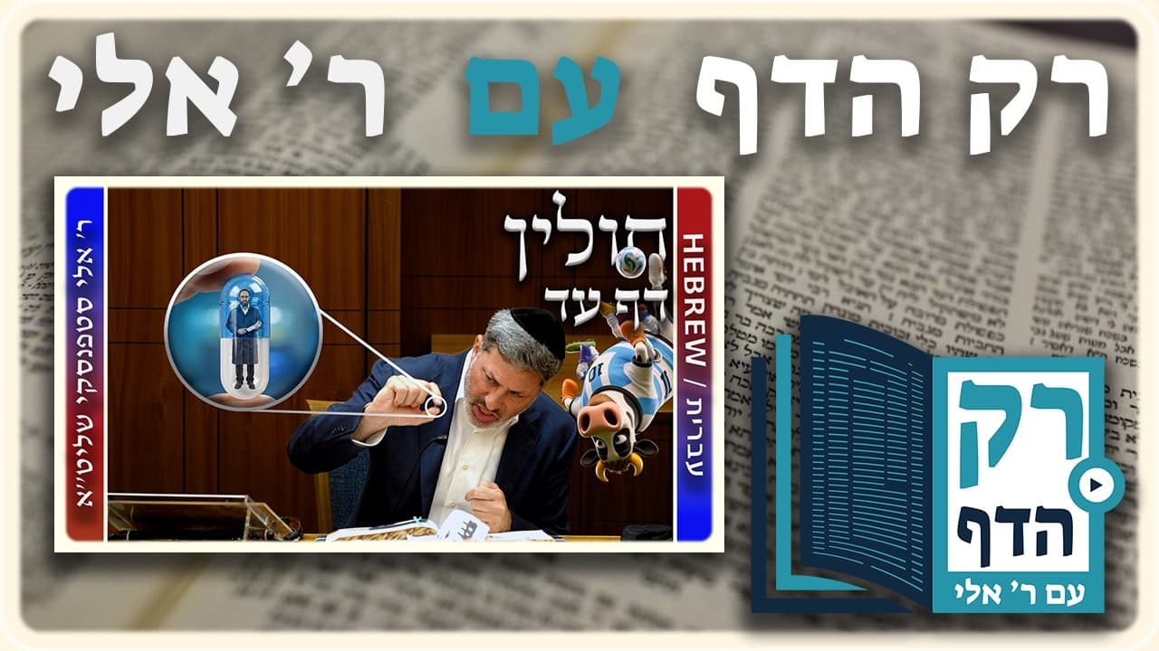חזרה - חולין דף עד | "רק הדף" עם ר' אלי סטפנסקי
