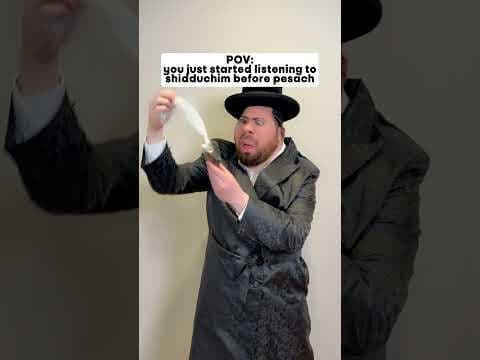 POV: you just started listening to Shidduchim before Pesach