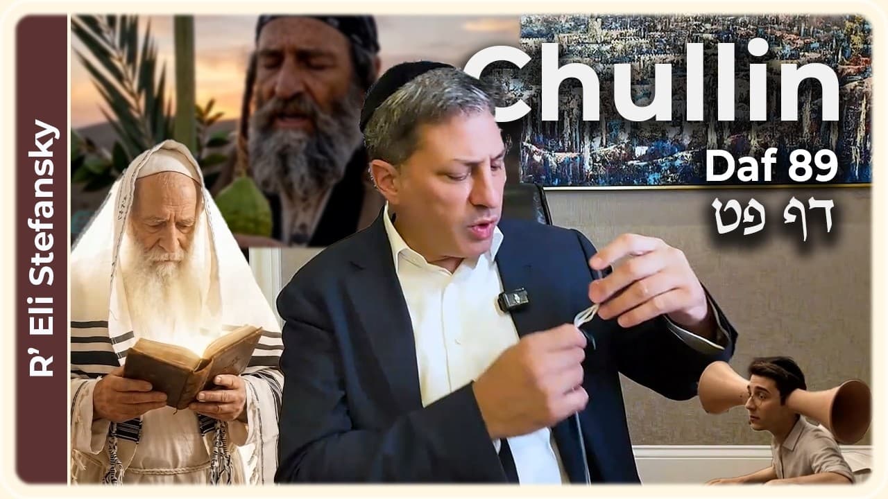 Daf Yomi Chullin Daf 89 by R' Eli Stefansky