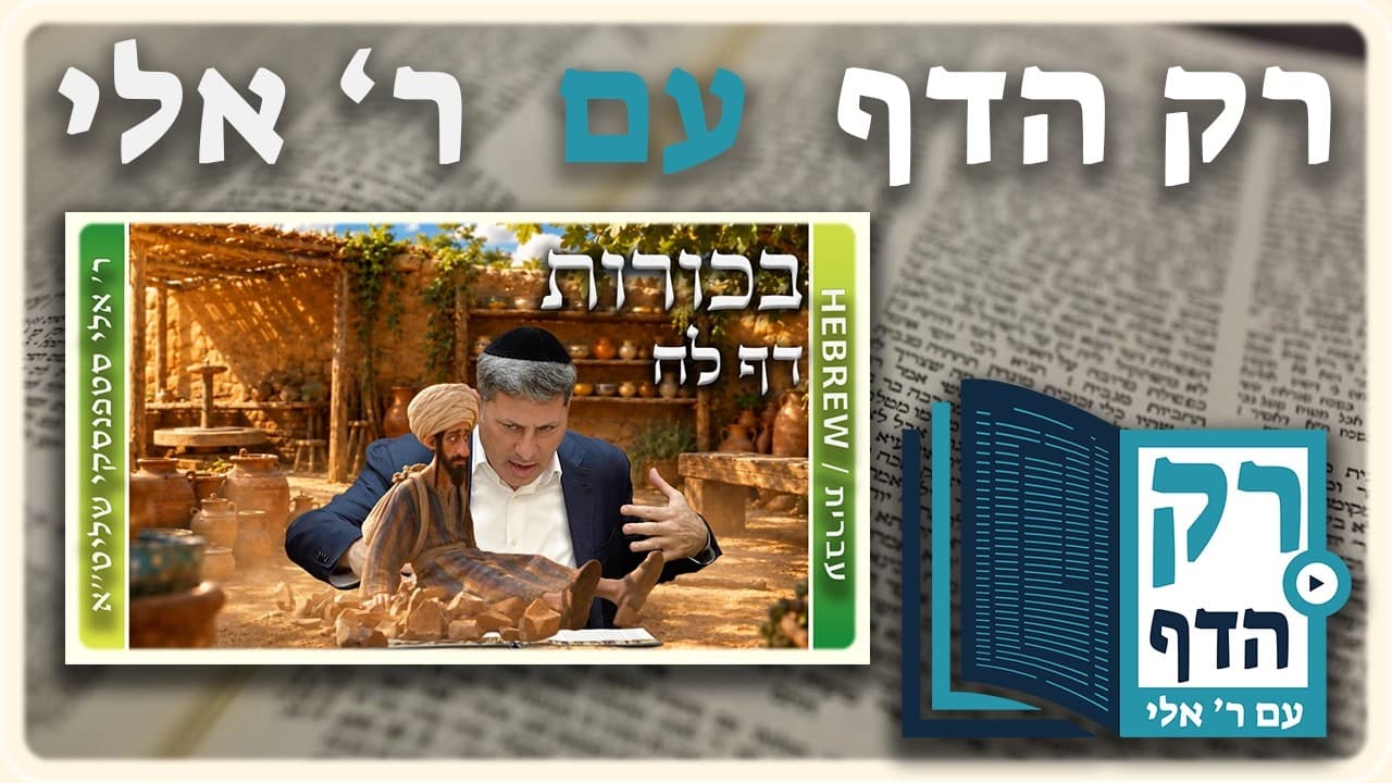 חזרה - בכורות דף לח | "רק הדף" עם ר' אלי סטפנסקי