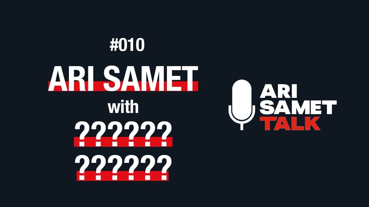 Ari Samet in a serious conversation with a wise man. Ari Samet Talk #010