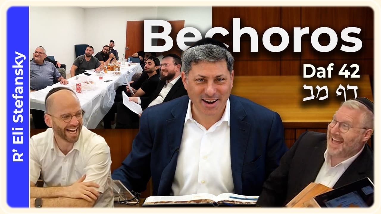 Daf Yomi Bechoros Daf 42 by R' Eli Stefansky
