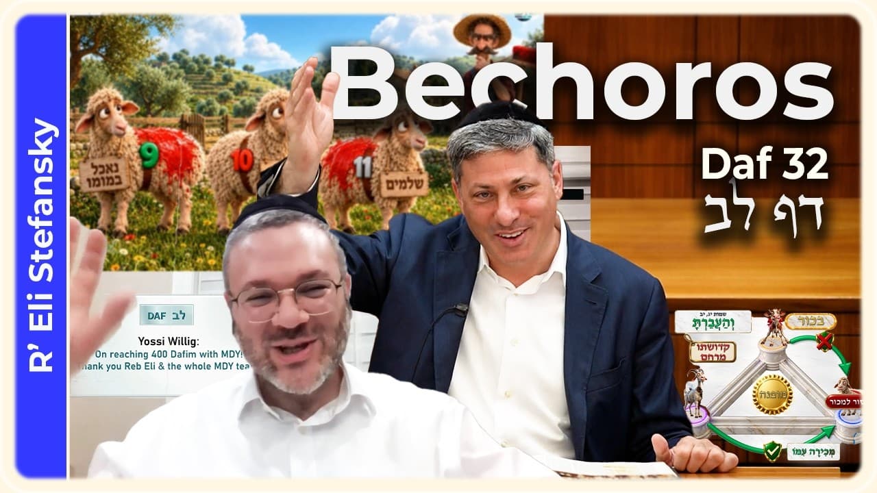 Daf Yomi Bechoros Daf 32 by R' Eli Stefansky