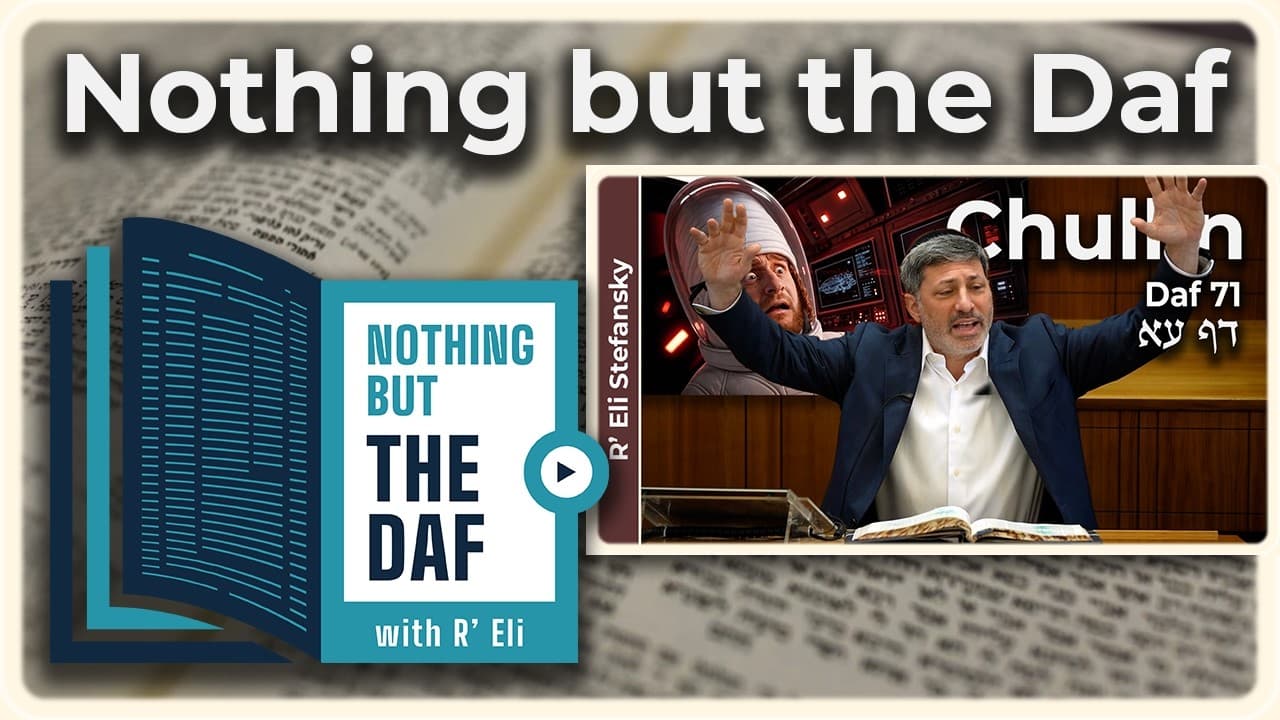 CHAZARAH - Chullin Daf 71 | "Nothing but the Daf" with R' Eli Stefansky