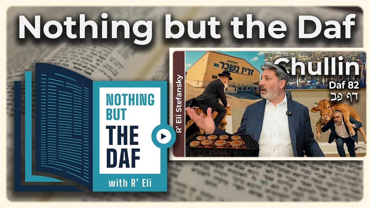 CHAZARAH - Chullin Daf 82 | "Nothing but the Daf" with R' Eli Stefansky