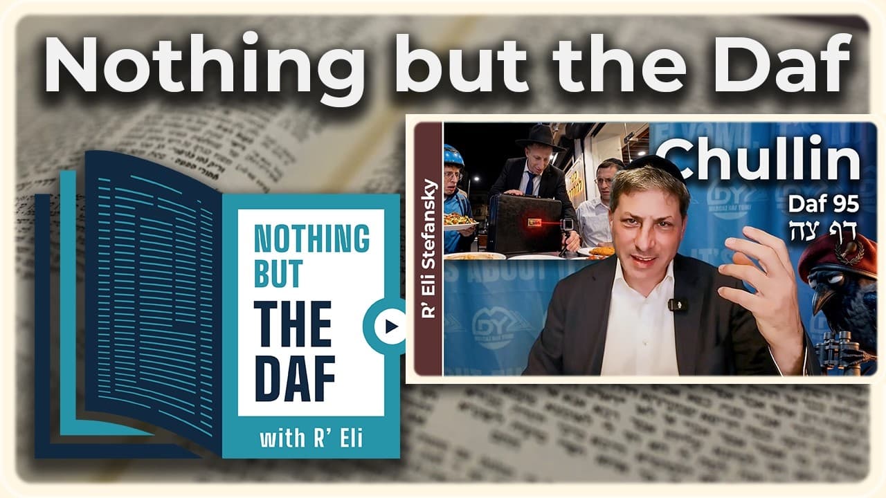 CHAZARAH - Chullin Daf 95 | "Nothing but the Daf" with R' Eli Stefansky