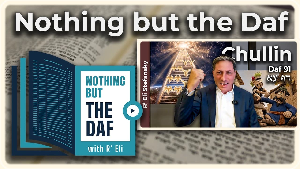 CHAZARAH - Chullin Daf 91 | "Nothing but the Daf" with R' Eli Stefansky